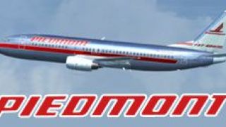 Screenshot 1 — Piedmont Boeing 737-400