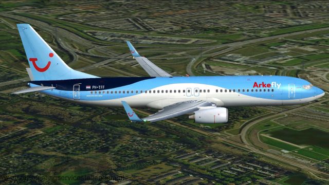 Screenshot 1 — Arkefly Boeing 737-800W PH-TFF