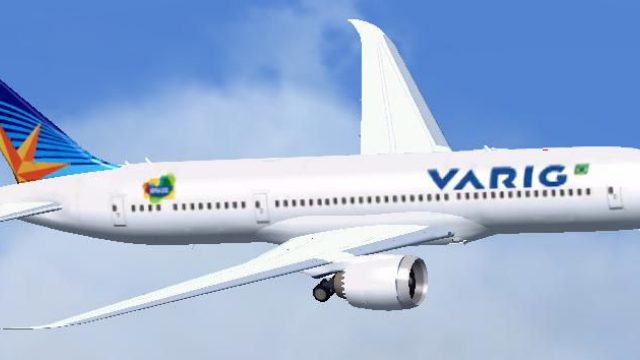 Screenshot 1 — Varig Boeing 787-8