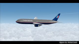 Screenshot 1 — United Airlines Boeing 767-300