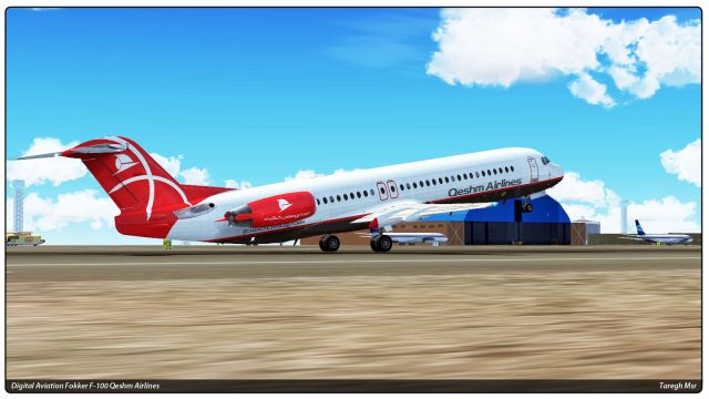Screenshot 1 — Qeshm Airlines Fokker F-100