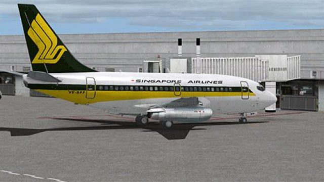Screenshot 1 — Singapore Airlines Boeing 737-100