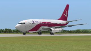 Screenshot 1 — Bali Air Boeing 737-200ADV