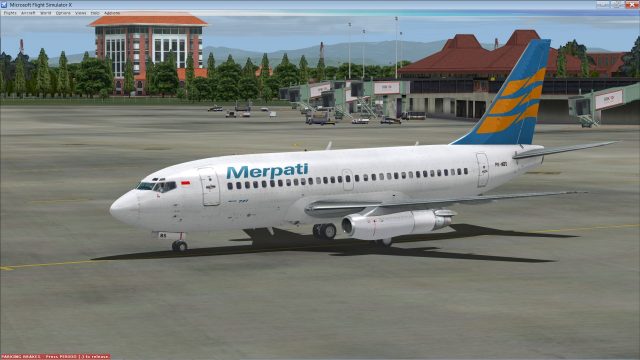 Screenshot 1 — Merpati Nusantara Boeing 737-200ADV