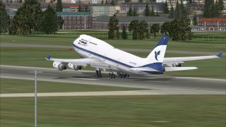 Screenshot 1 — Iran Air Boeing 747-400 (Old Colors)