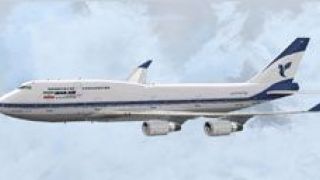 Screenshot 7 — Iran Air Boeing 747-400 (Old Colors)