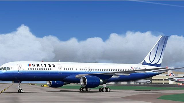 Screenshot 1 — United Airlines Boeing 757-222