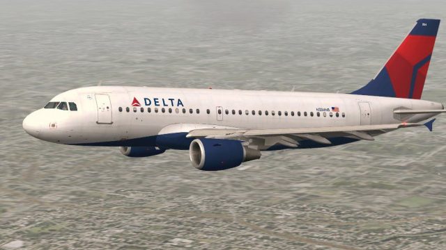 Screenshot 1 — Delta Airlines Airbus A319-114