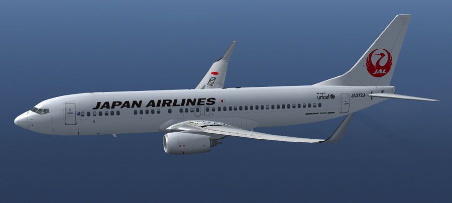 Japan Airlines Boeing 737-846(WL) for FSX