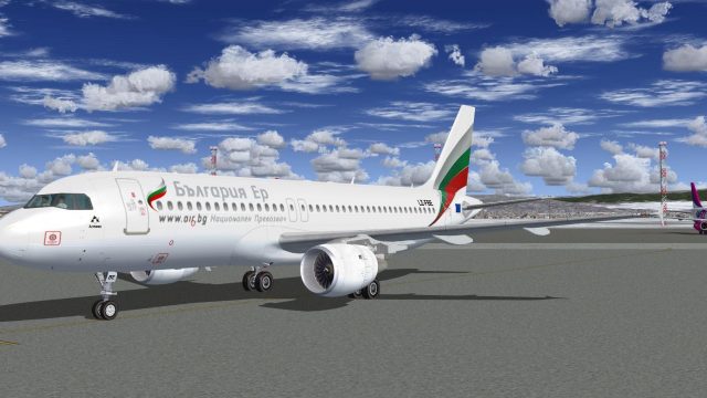 Screenshot 1 — Bulgaria Air Airbus A319 & A320