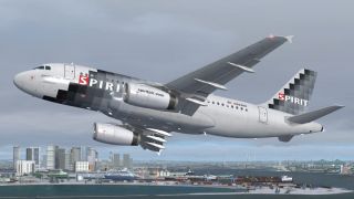 Screenshot 1 — Spirit Airlines Airbus A319-132