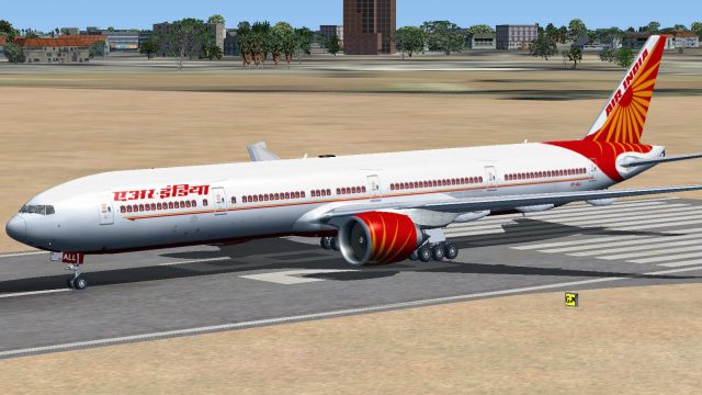 Screenshot 1 — Air India Boeing 777-337ER