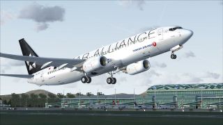 Screenshot 1 — Turkish Airlines Boeing 737-8F2 NGX