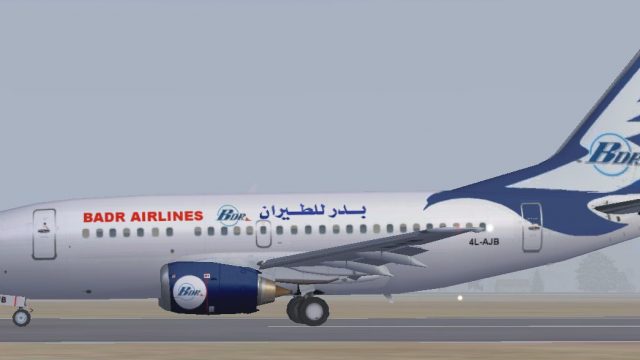 Screenshot 1 — Badr Airlines Boeing 737-500 4L-AJB