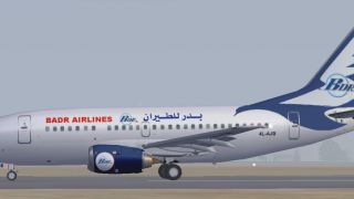 Screenshot 1 — Badr Airlines Boeing 737-500 4L-AJB
