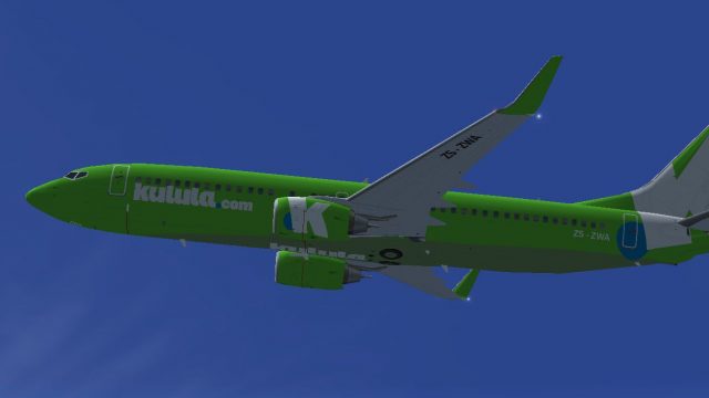 Screenshot 1 — Kulula Boeing 737-300