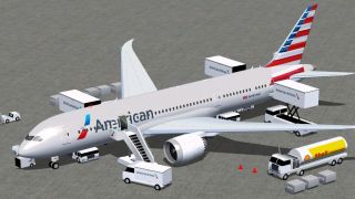 Screenshot 1 — American Airlines Boeing 787-8 V4