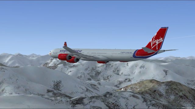 Screenshot 1 — Virgin Atlantic Airbus A340-600 Updated Views