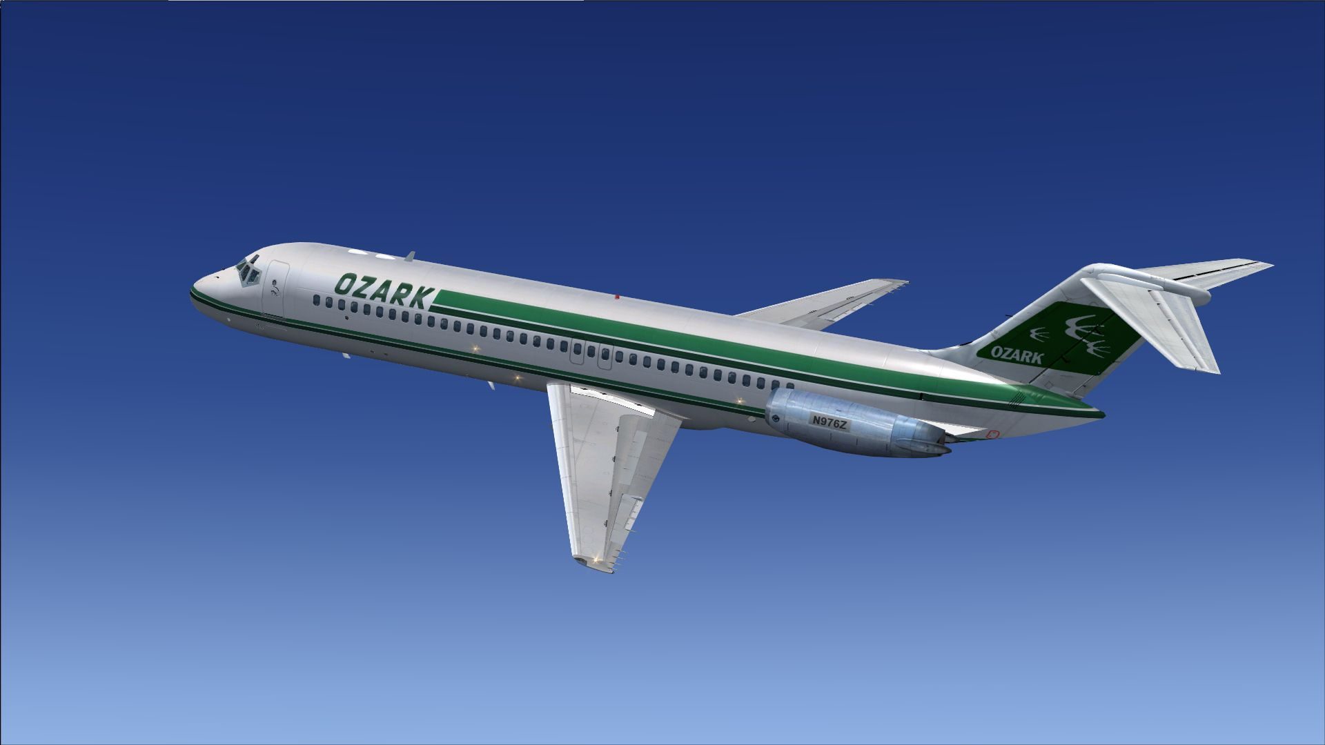 その他 FSX Ozark Airlines Douglas DC-9-30 for FSX