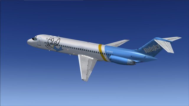 Screenshot 1 — Valujet Douglas DC-9-30