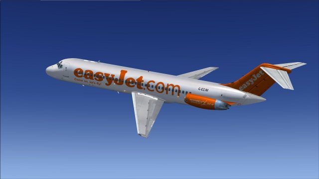 Screenshot 1 — Easyjet Douglas DC-9-30