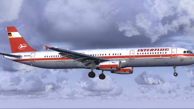 Screenshot 1 — Interflug Airbus A321-231