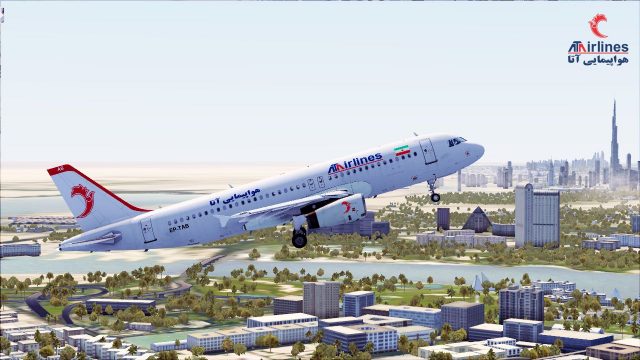 Screenshot 1 — ATA Airlines Airbus A320 IAE EP-TAB