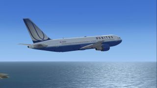 Screenshot 2 — United Airbus Boeing 767-200 (New Colors)