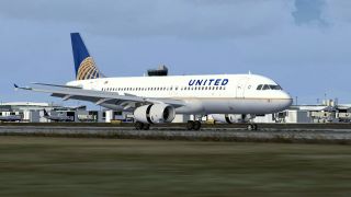 Screenshot 5 — United/Continental Airbus A320