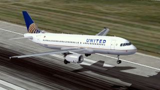 Screenshot 3 — United/Continental Airbus A320