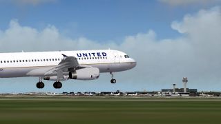 Screenshot 6 — United/Continental Airbus A320