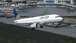 Screenshot 2 — United/Continental Airbus A320
