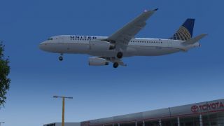 Screenshot 7 — United/Continental Airbus A320