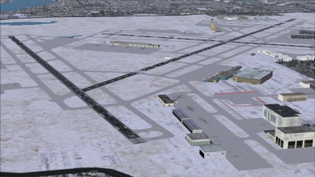 Screenshot 1 — Minneapolis/St. Paul Airport Scenery Update