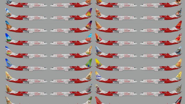 Screenshot 1 — Air India Express Boeing 737-800W