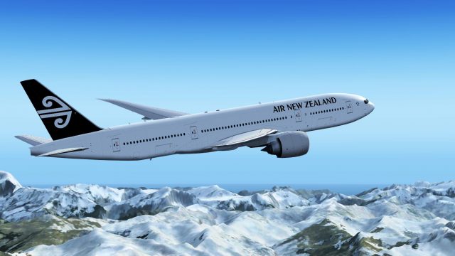 Screenshot 1 — Air New Zealand Boeing 777-200LR