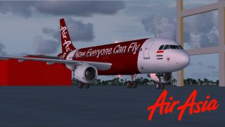 Screenshot 10 — AirAsia Indonesia Airbus A320 PK-AXZ