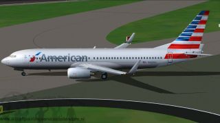 Screenshot 5 — POSKY American Airlines Boeing 737-800 Repaint