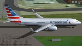 Screenshot 4 — POSKY American Airlines Boeing 737-800 Repaint