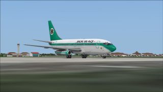 Screenshot 1 — Bouraq Indonesia Airlines Boeing 737-200