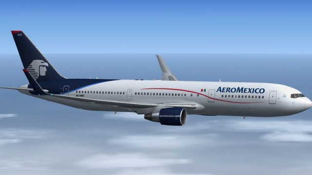 Screenshot 1 — Aeromexico Boeing 767-3Y0ER/WL