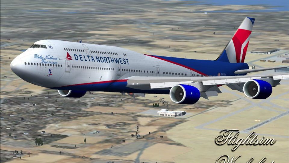 Delta Northwest Boeing 747-8i V1 for FSX