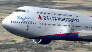 Screenshot 3 — Delta Northwest Boeing 747-8i