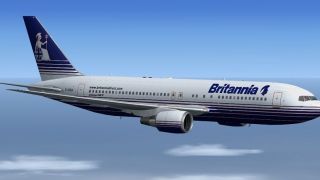 Screenshot 1 — Britannia Airways Boeing 767-204ER