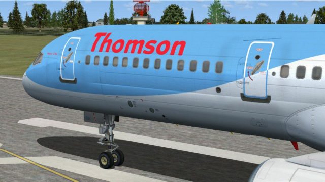 Screenshot 1 — Thomson Boeing 757-200 G-OOBA QWHDT 2-Pack