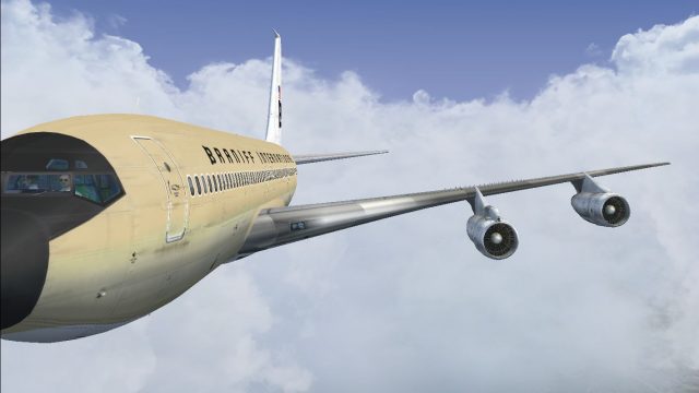 Screenshot 1 — Braniff Beige Jellybean Boeing 707