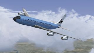 Screenshot 1 — Braniff Medium Blue Jellybean Boeing 707
