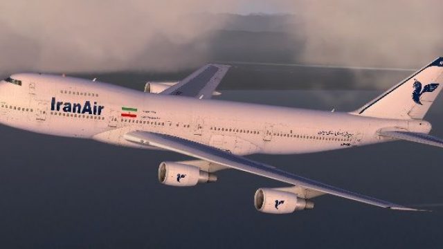 Screenshot 1 — Iran Air Boeing 747-200