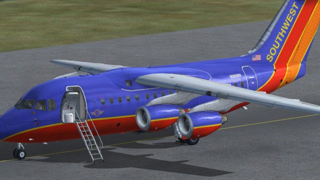 Screenshot 1 — Southwest Airlines BAe 146-100/Avro RJ70