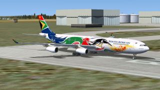 Screenshot 4 — South African Airbus A340-313X Olympics 2012